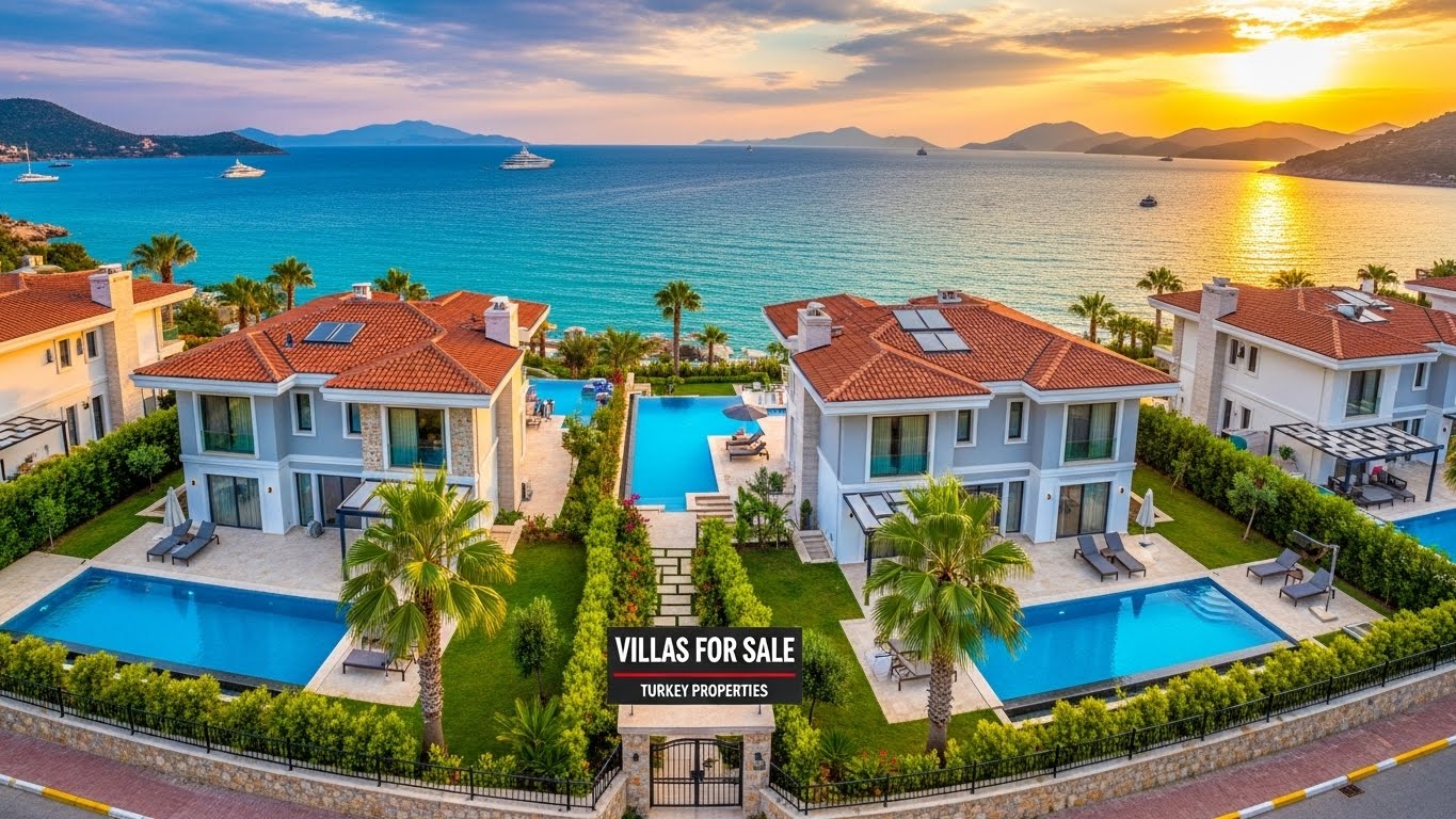 Сравнение цен на виллы в популярных прибрежных городах Турции